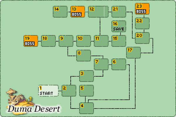 Map of Duma Desert