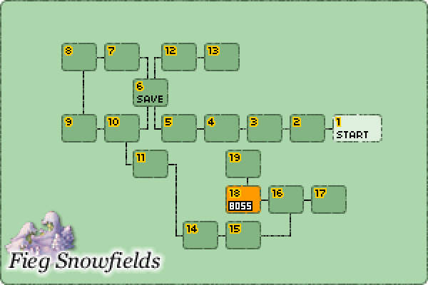 Map of Fieg Snowfields