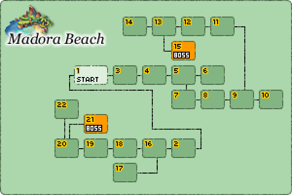 Map of Madora Beach