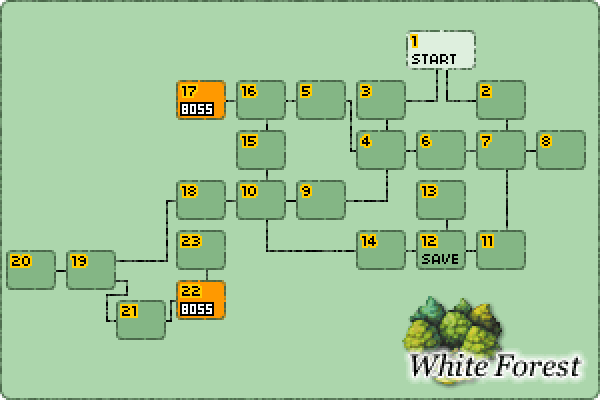 Map of White Forest